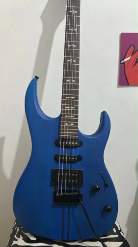 Guitarra Waldman Wint540 Superstrato BlueSantin Nova
