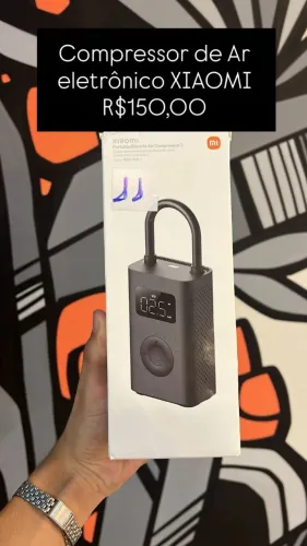 Compressor de Ar Eletrônico / XIAOMI / Produto Novo / Loja Física / R$150,00
