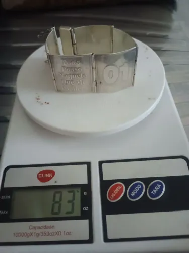 Bracelete de Prata 83g
