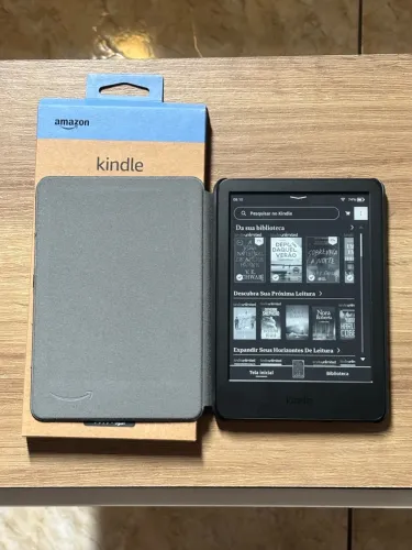 Kindle 16 GB 11ª Geração (modelo 2024) e Capa de tecido para Kindle