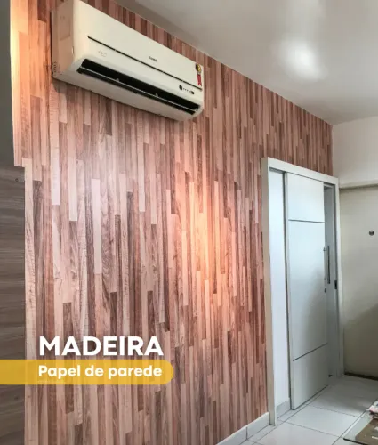 Aplicação papel de parede adesivo