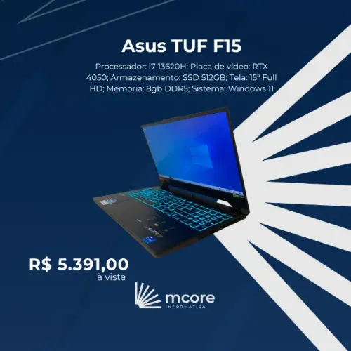 Notebook ASUS TUF F15 i7