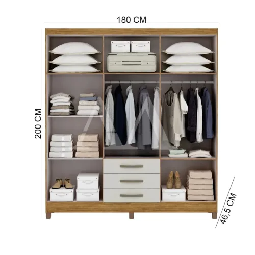 Guarda roupa casal novo pronta entrega Salvador ou Lauro grátis