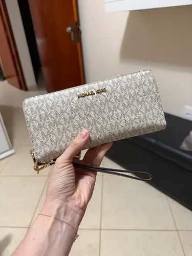 Carteira Michael Kors Jet Ser logo média