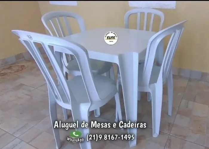 Aluguel de Mesa e cadeira