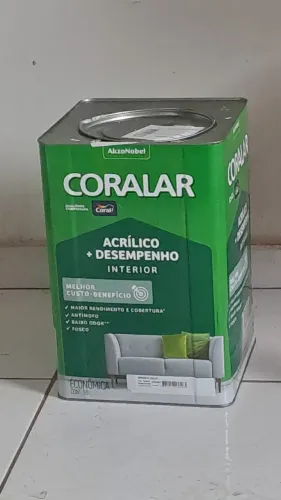 Tinta coral branco gelo 