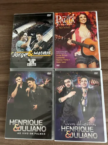 DVD Vídeo ORIGINAIS (4): Paula Fernandes, Jorge & Mateus, Henrique & Juliano