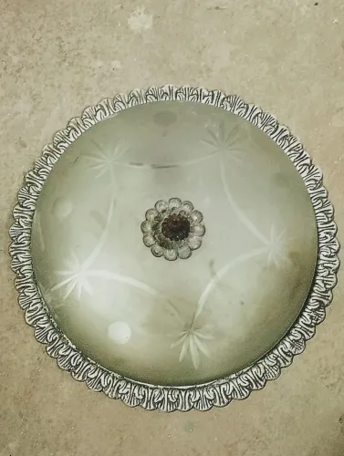 Lustre de vidro antigo peça vintage