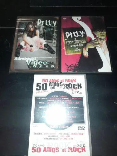 DVDs Pitty 2un. e 50 anos de rock