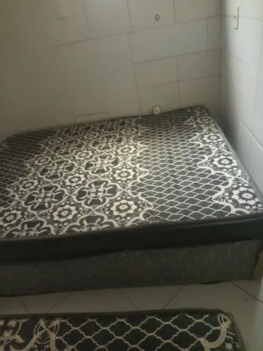 Cama Box Casal Cinza