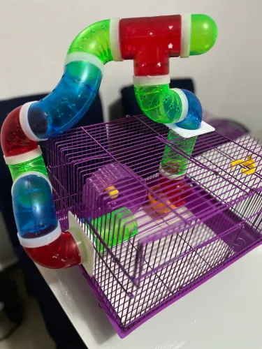 Gaiola Hamster tubo top