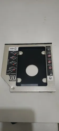 Adaptador para disco sata ou ssd no lugar do leitor de dvd para Notebook
