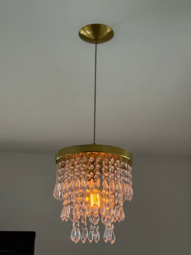 Lustre pendente cristal 