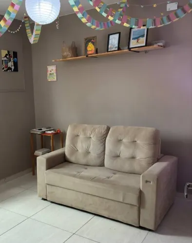 sofá retratil 2 lugares