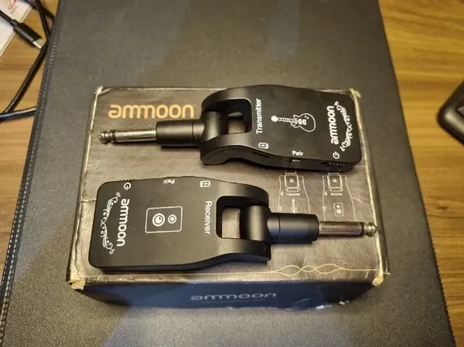 Transmissor Wireless para Guitarra/Violão Ammoon 2.4GHz