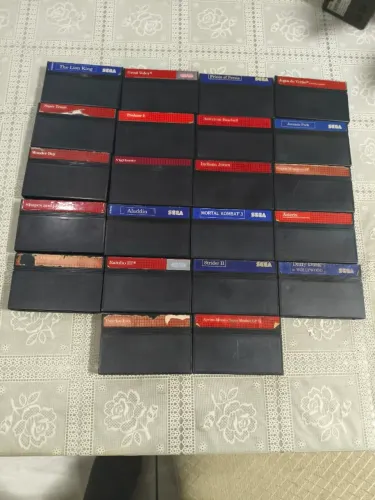 Fitas de master system 