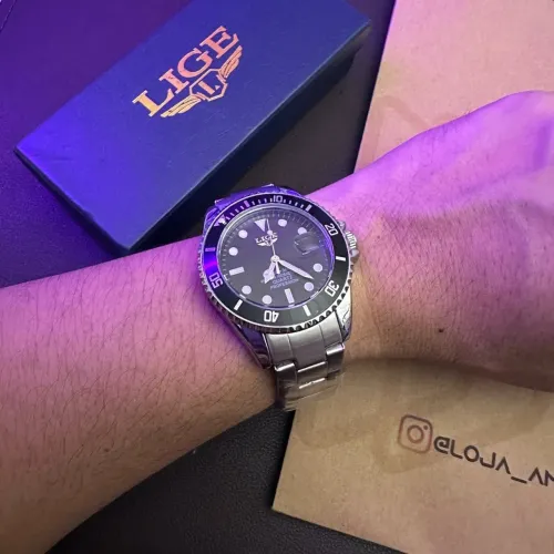 Relógio Lige masculino aço inox