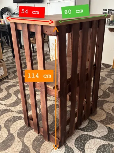 Balcão de vendas de palete reforçado