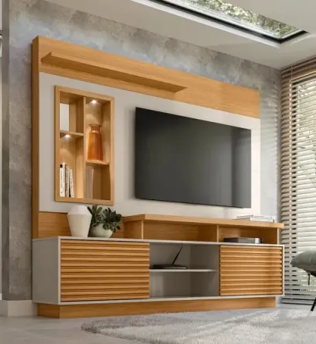Home Eldorado Linea Brasil 200cm com LED - Para TVs de até 60 Polegadas - Entrega Imedia