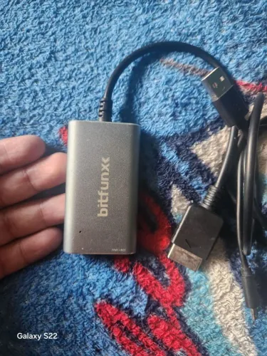 Adptador HDMI conversor bitfunx play station 2com chave RGB ou ypbpr PS2 vídeo game