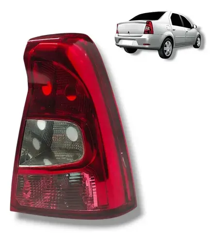 Lanterna Traseira Renault Logan 2012 Direito Direito/passageiro Vermelho