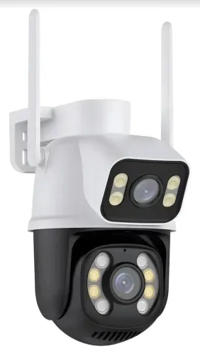 Camera de segurança 2x1 Lente Dupla App Icsee