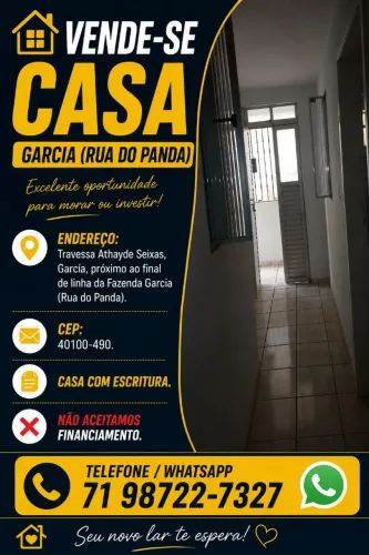 Vende-se casa García  ( Rua do Panda)