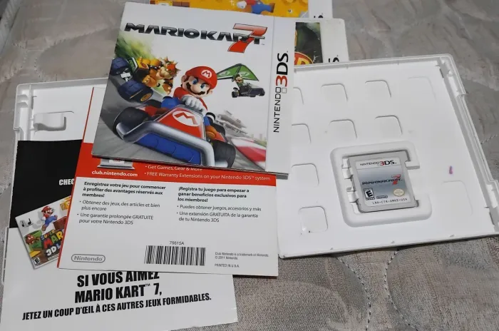 Mario kart 7 3ds completo caixa e manual 
