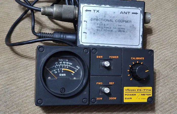 Medidor de Potência Roe Hansen FS-711H 1.8-30 Mhz  Radioamado Raro r 