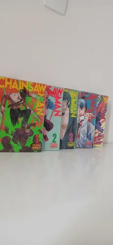 Kit chainsaw man volumes 1, 2, 3, 4 e 5