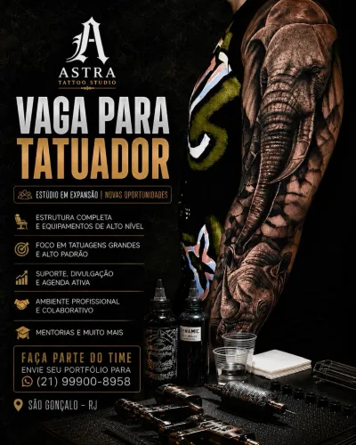 Vaga para tatuador