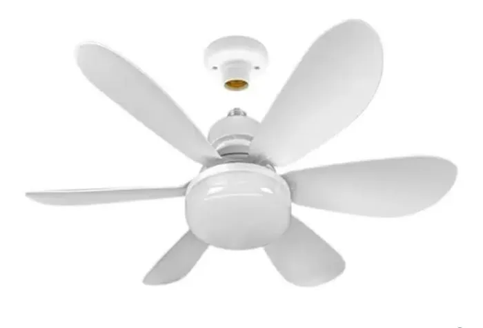 Lâmpada com ventilador 