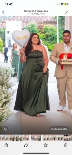 Vestido de Marinha - Verde Oliva