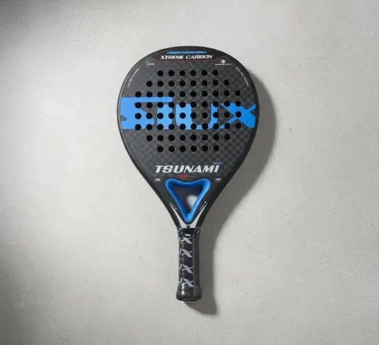 Raquete De Padel Siux Tsunami 2.0 Xtreme Carbon Blue - Estado De Nova