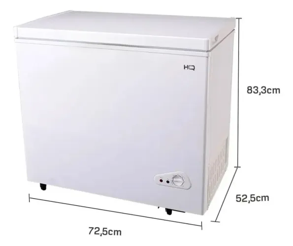 Freezer e Refrigerador horizontal HQ 150litros