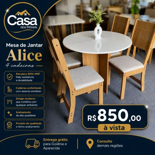 Mesa de jantar Alice