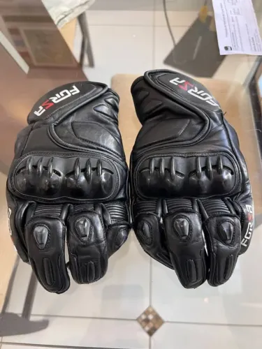 Luva Forza Racing em Couro - Tam. L - Com Proteções
