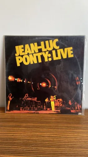Álbum Live de Jean-Luc Ponty disco de vinil 1979 de colecionadores <br>Álbum: "Live" (1979).