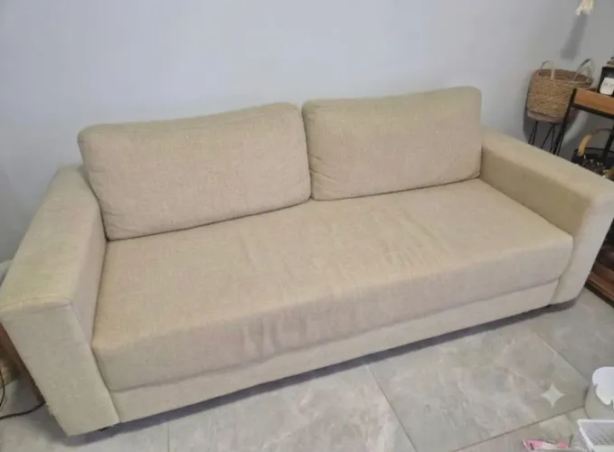 Sofá em linho classico e moderno