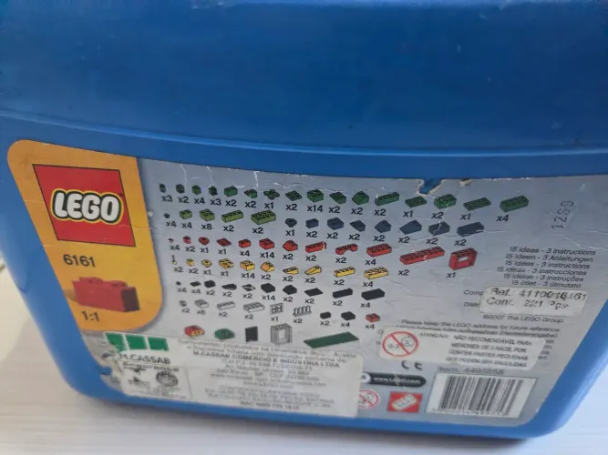 Blocos de montar com caixa lego original