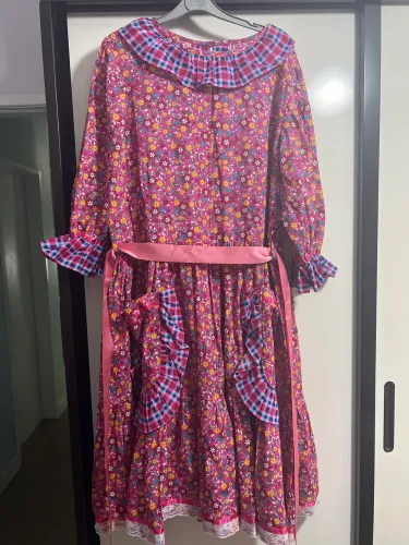 Vestido de Festa Junina - Adulto tamanho GG