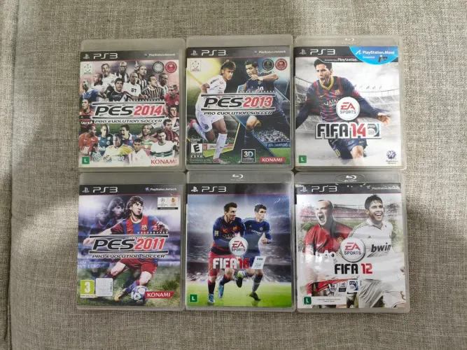 Vendo jogos de futebol Ps3