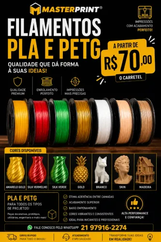 Filamentos Carretel  Masterprint -1kg