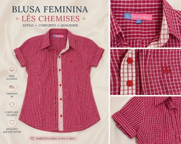 Blusa feminina Les Chemises