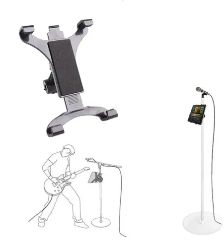 Suporte Tablet Para Pedestal De Microfone