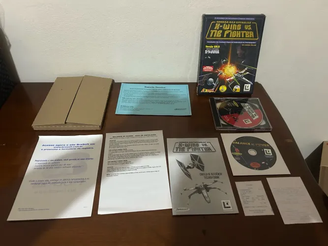 X-Wing vs The Fighter Star Wars Jogo PC Antigo