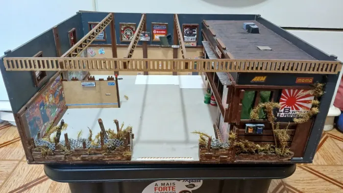 Diorama para Diecast