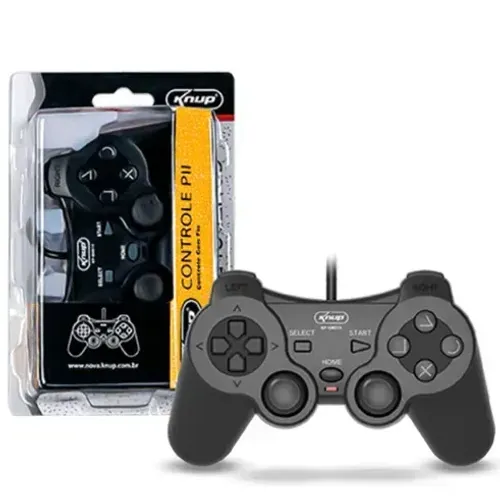 Controle Play 2 Com Fio Knup *PS2*