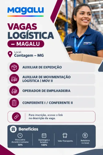 AUXILIAR DE EXPEDIÇÃO - CONTAGEM/MG