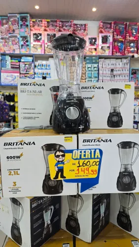 Liquidificador Britânia Black 500W